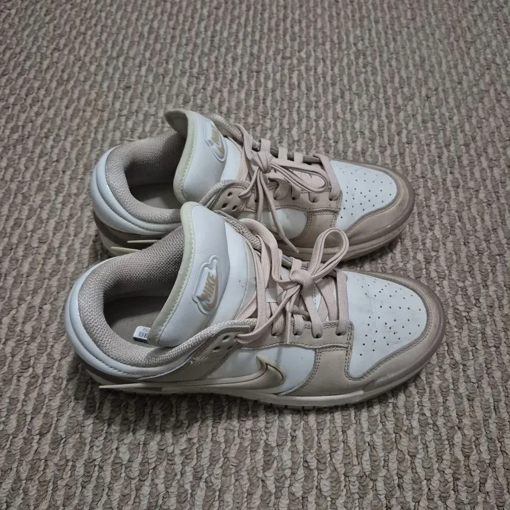 Nike Dunk Low Twist Sanddrift Tan Pink Oxford DZ2794-102 Women's Size 9